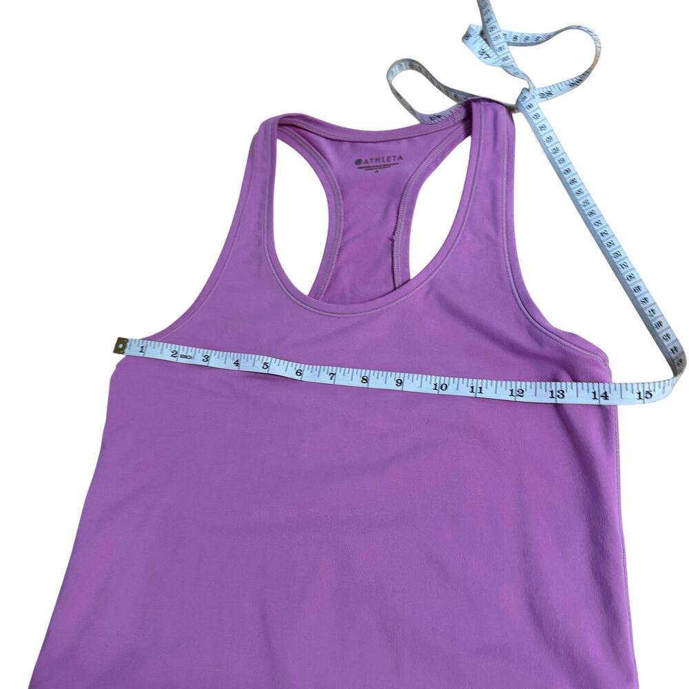 Athleta lightweight lavender workout activewear tank top fitness gym comfy sz S - Picture 4 of 7